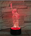 Statue of Liberty 3D Illusion Lamp