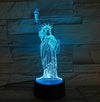 Statue of Liberty 3D Illusion Lamp