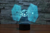 Tie Fighter 3D Illusion Lamp - Boffo Lights