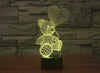 Teddy Ballon Illusion Lamp - Boffo Lights