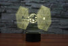 Tie Fighter 3D Illusion Lamp - Boffo Lights