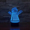 Snowman 3D Illusion Lamp