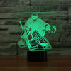 Hockey Goalie 3D Illusion Lamp - Boffo Lights