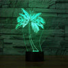 Coconut Tree 3D Illusion Lamp - Boffo Lights