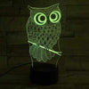 OWL 3D Illusion Lamp