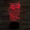 OWL 3D Illusion Lamp