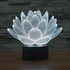 Lotus 3D Illusion Lamp