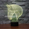 Horse 3D Illusion Lamp